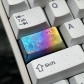 1/1.25/1.75/2U Titanium Alloy Anodizing Artisan Keycaps for Mechanical Keyboard Personalized Keycaps -Ice Crystal Blue/Grey